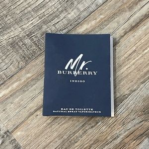 New me Burberry indigo sample